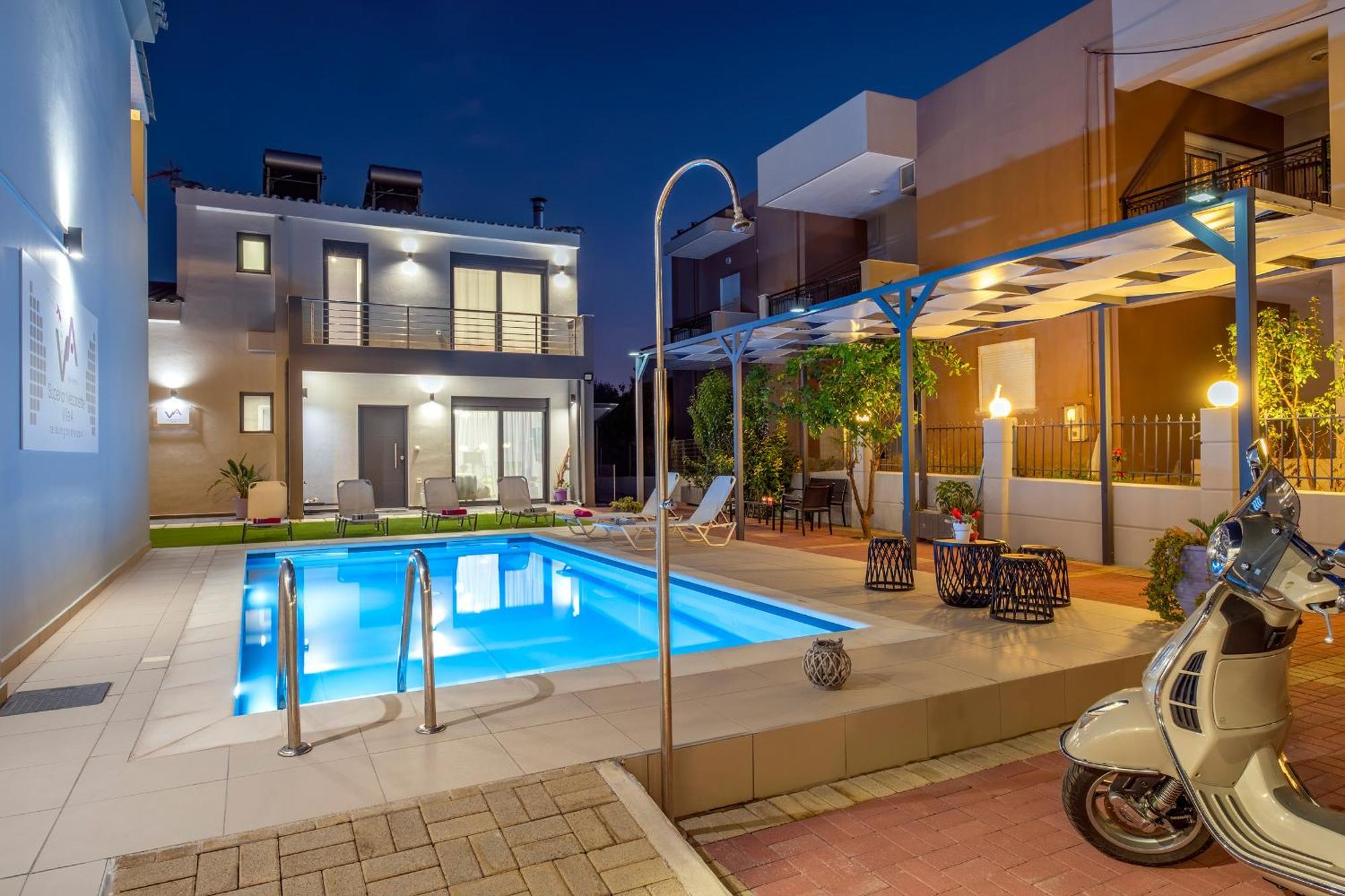 Villa Artemis A&B Chrissi Akti Chania Exterior foto