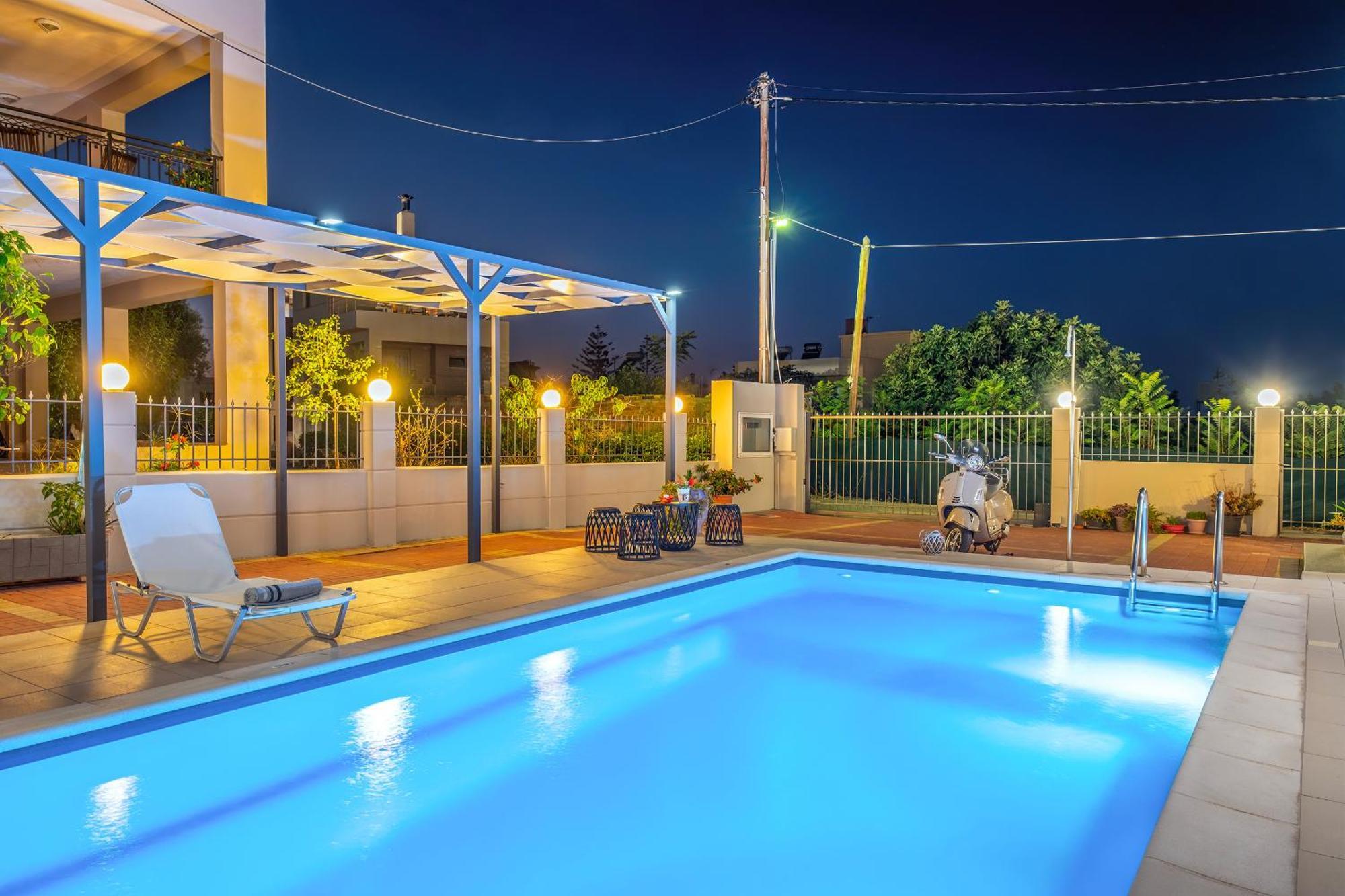 Villa Artemis A&B Chrissi Akti Chania Exterior foto