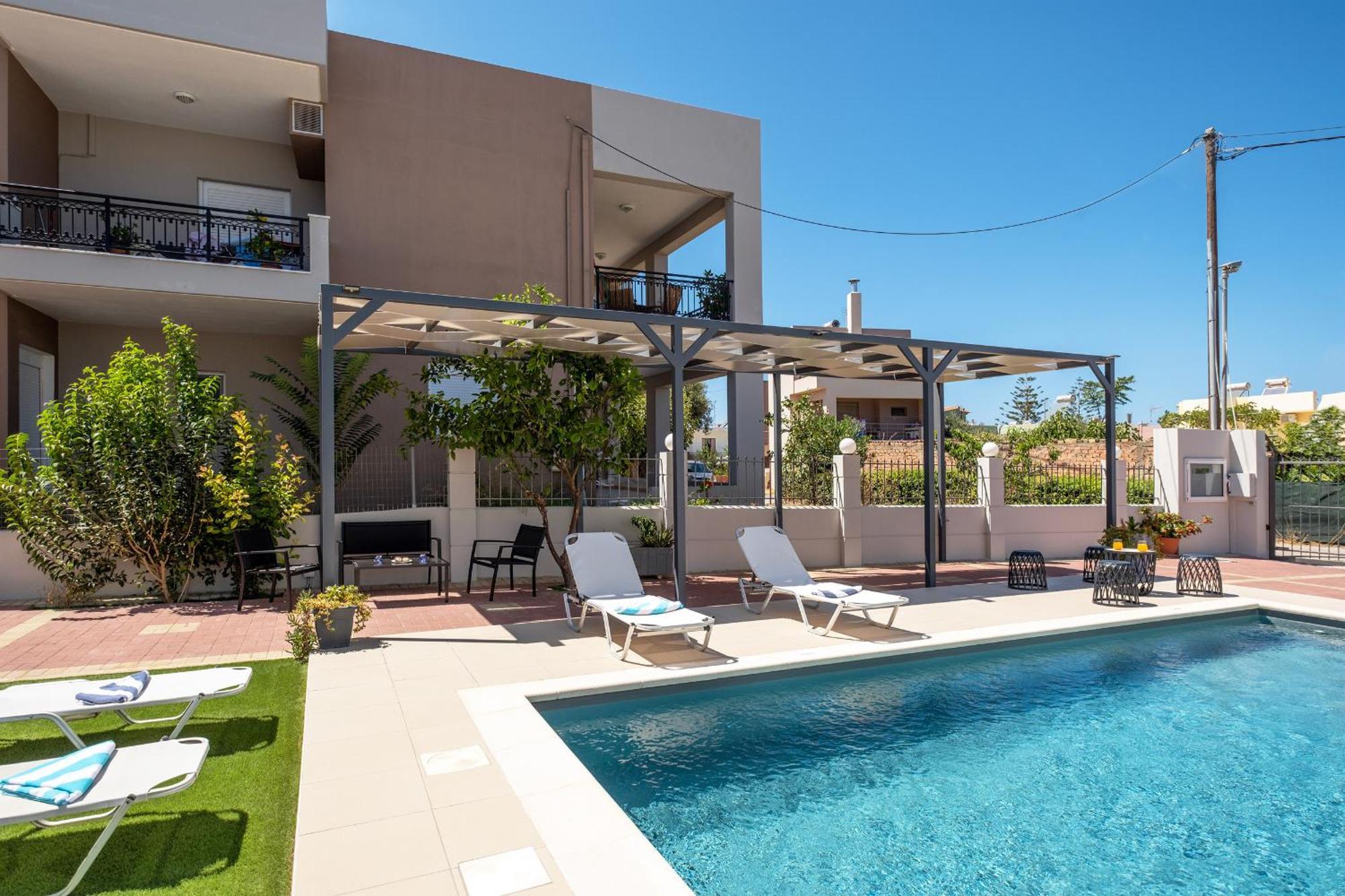 Villa Artemis A&B Chrissi Akti Chania Exterior foto